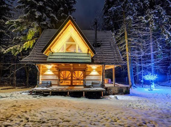 Chata Pod Nosalem - Domek Z Jacuzzi Z Bala W Zakopanym Zakopane Kültér fotó